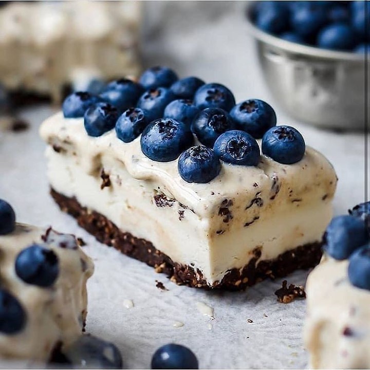 Pecan Brownie Ice Cream Bars
