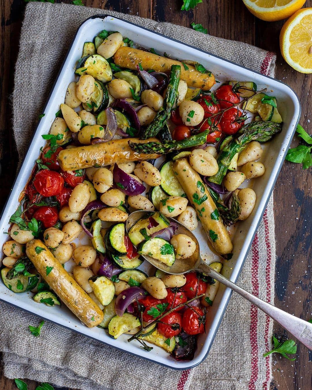 Easy Peasy Gnocchi Traybake