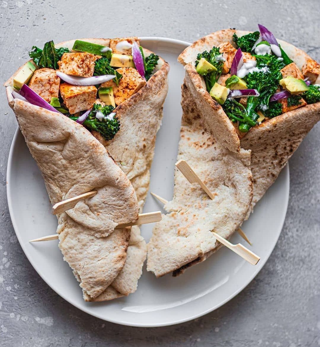 Smoky Tofu Wraps