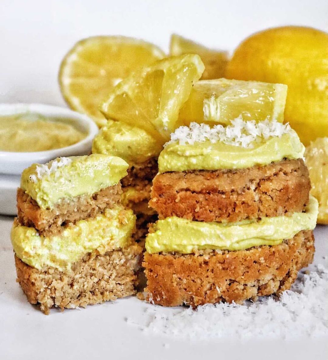 Single-Serve Lemon Protein Cake