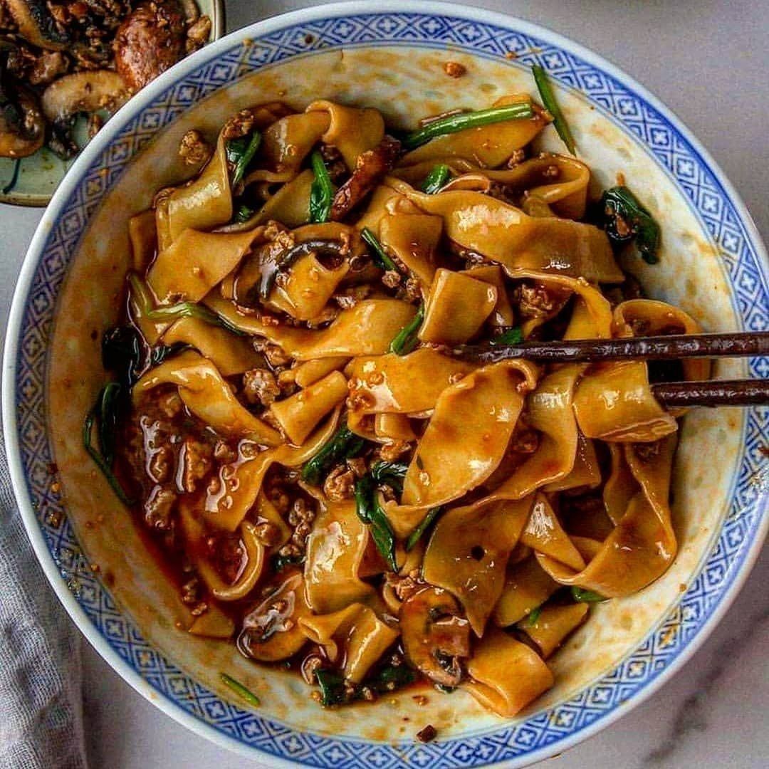 Saucy Homemade Noodle Bowl
