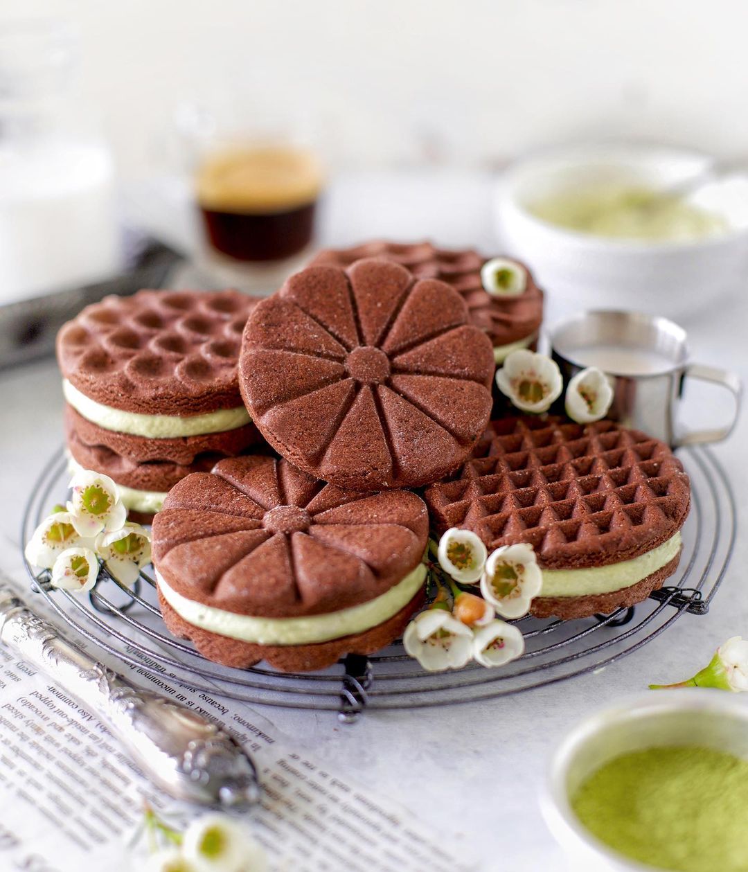 Elegant Embossed Chocolate Cookies