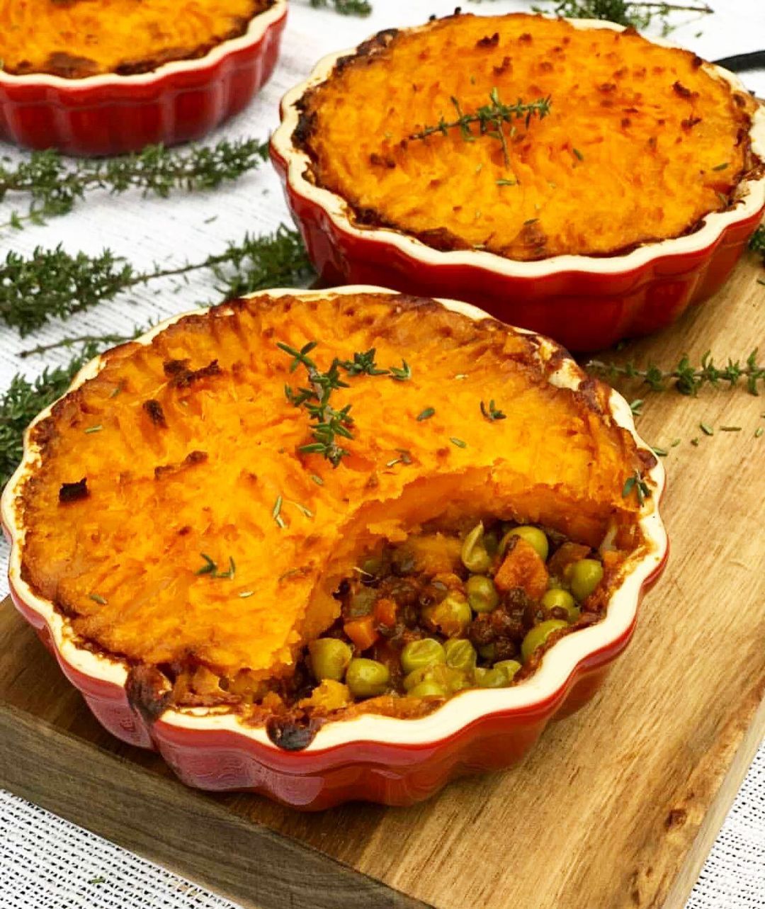 Sweet Potato and Sage Lentil Shepherd’s Pie