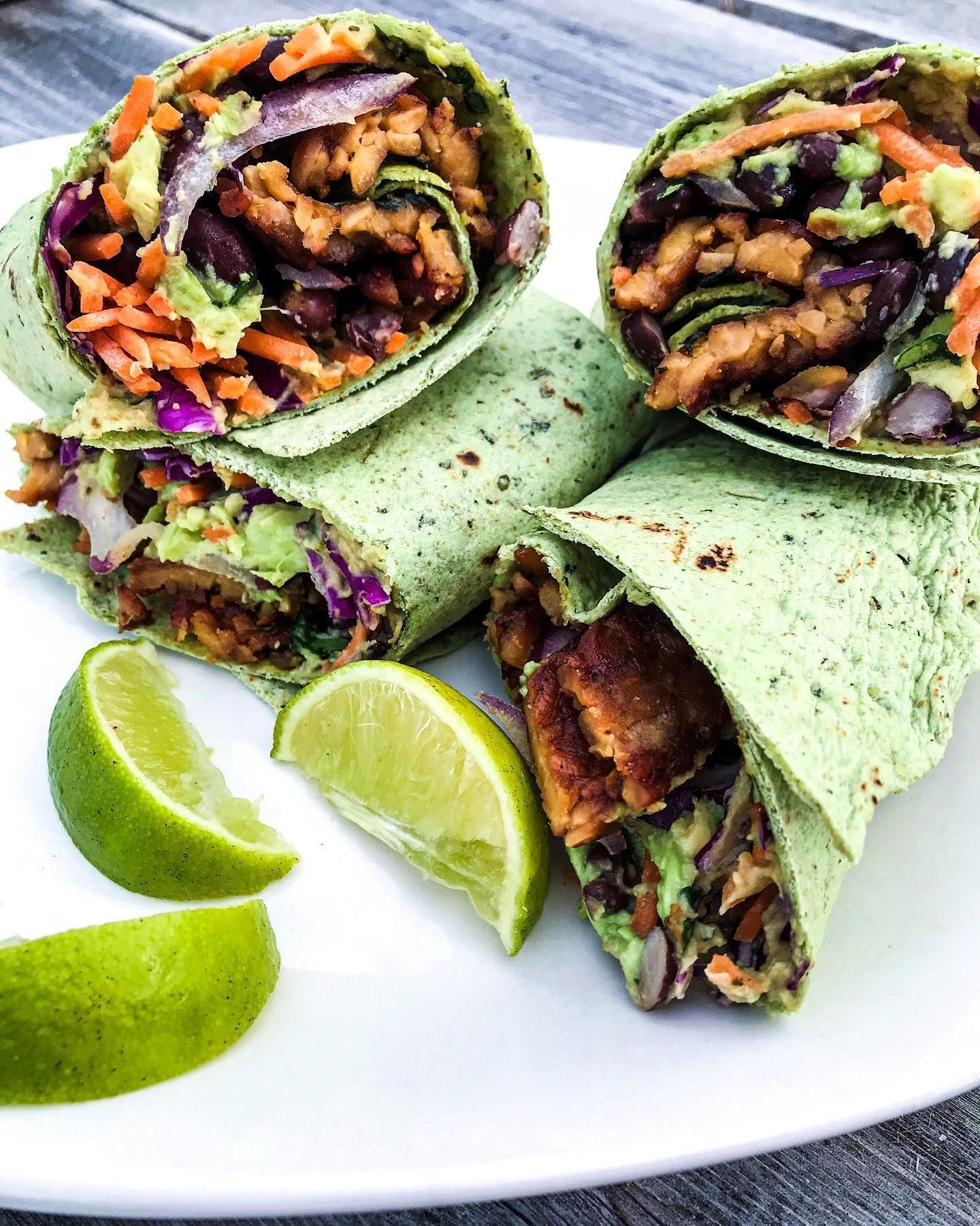 Easy Vegan Tempeh Bacon Wrap