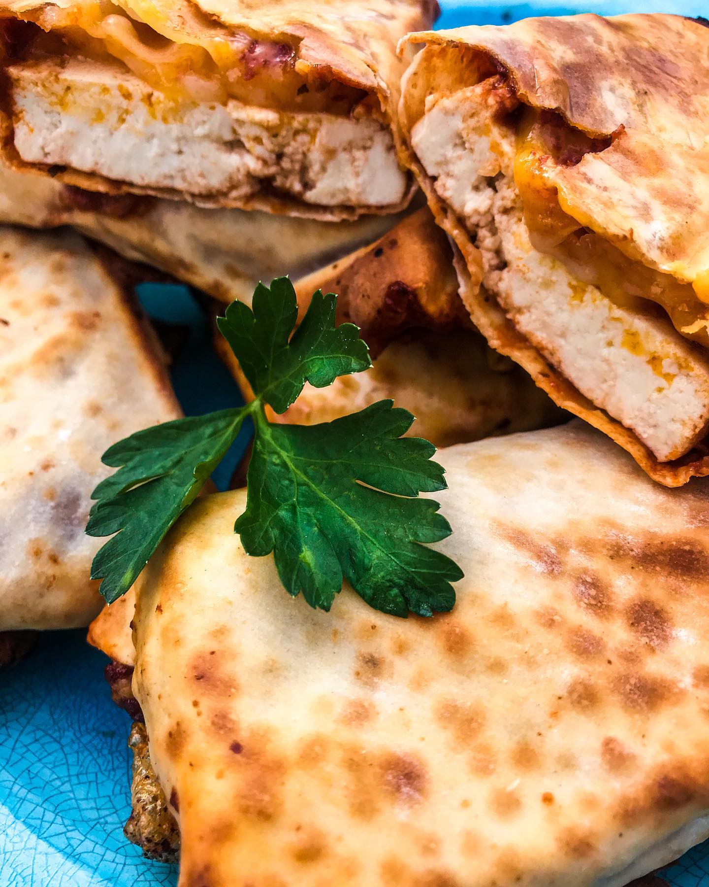 Easy Vegan Tofu Pizza Pockets