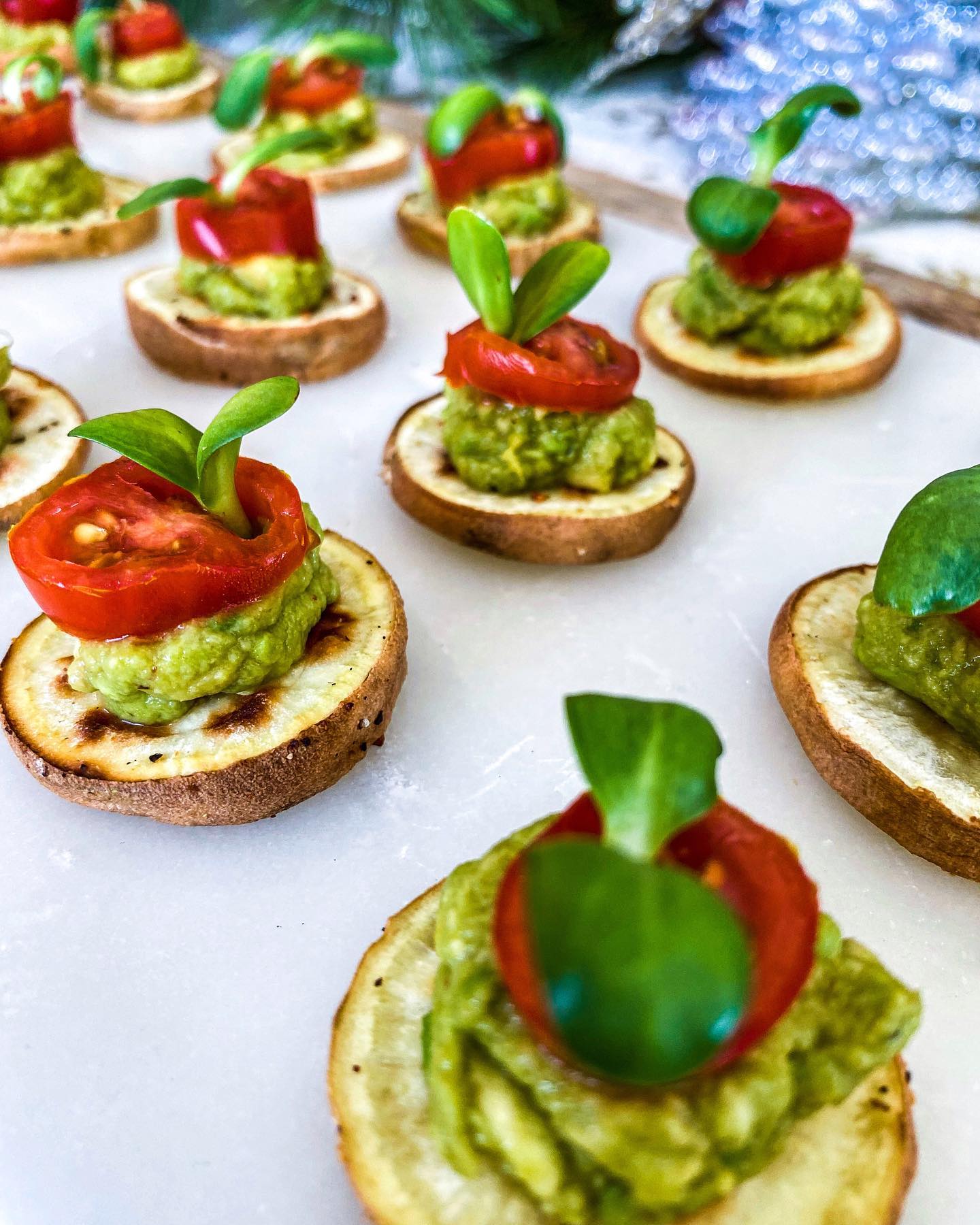 Sweet Potato Avocado Bites