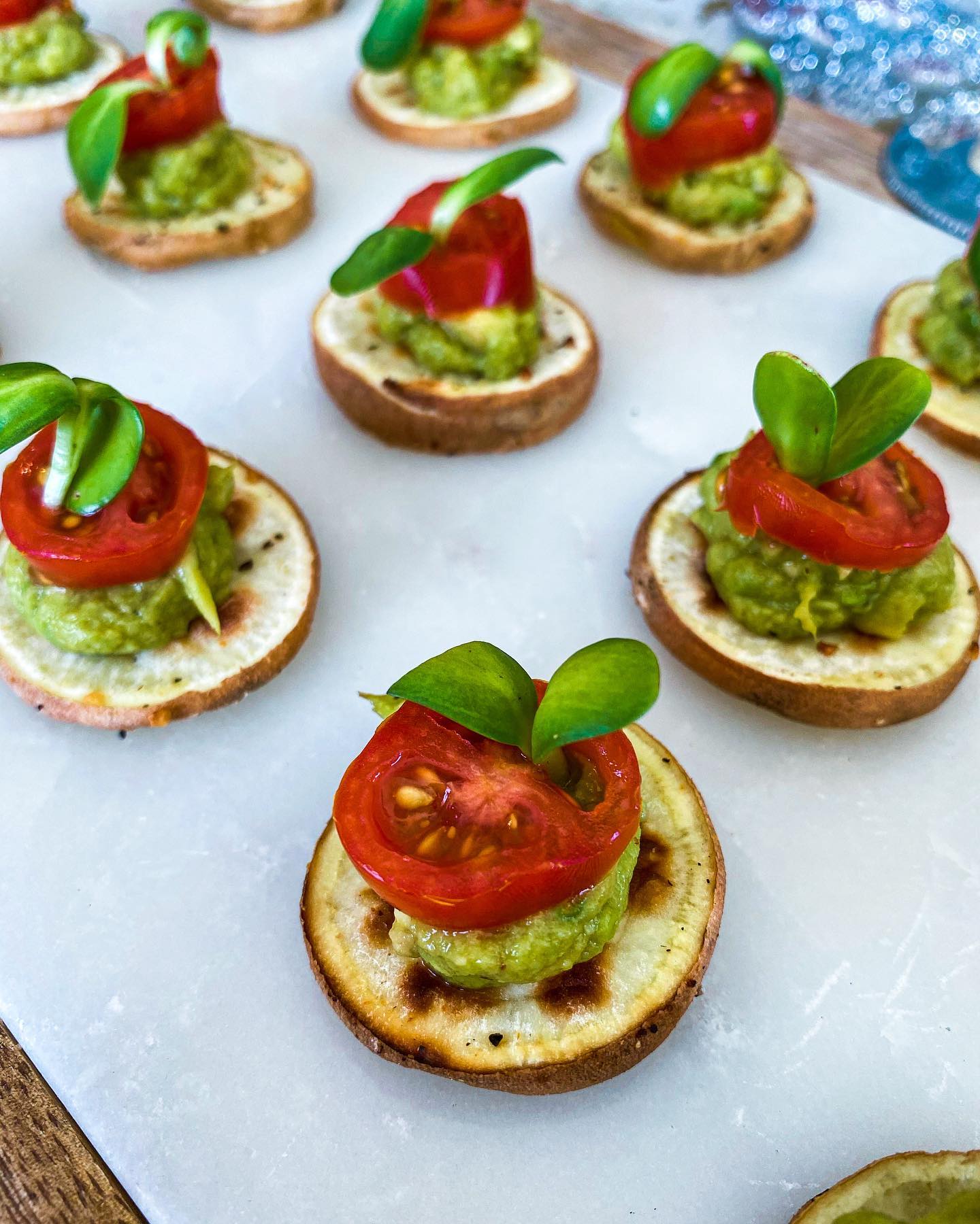 Sweet Potato Avocado Bites
