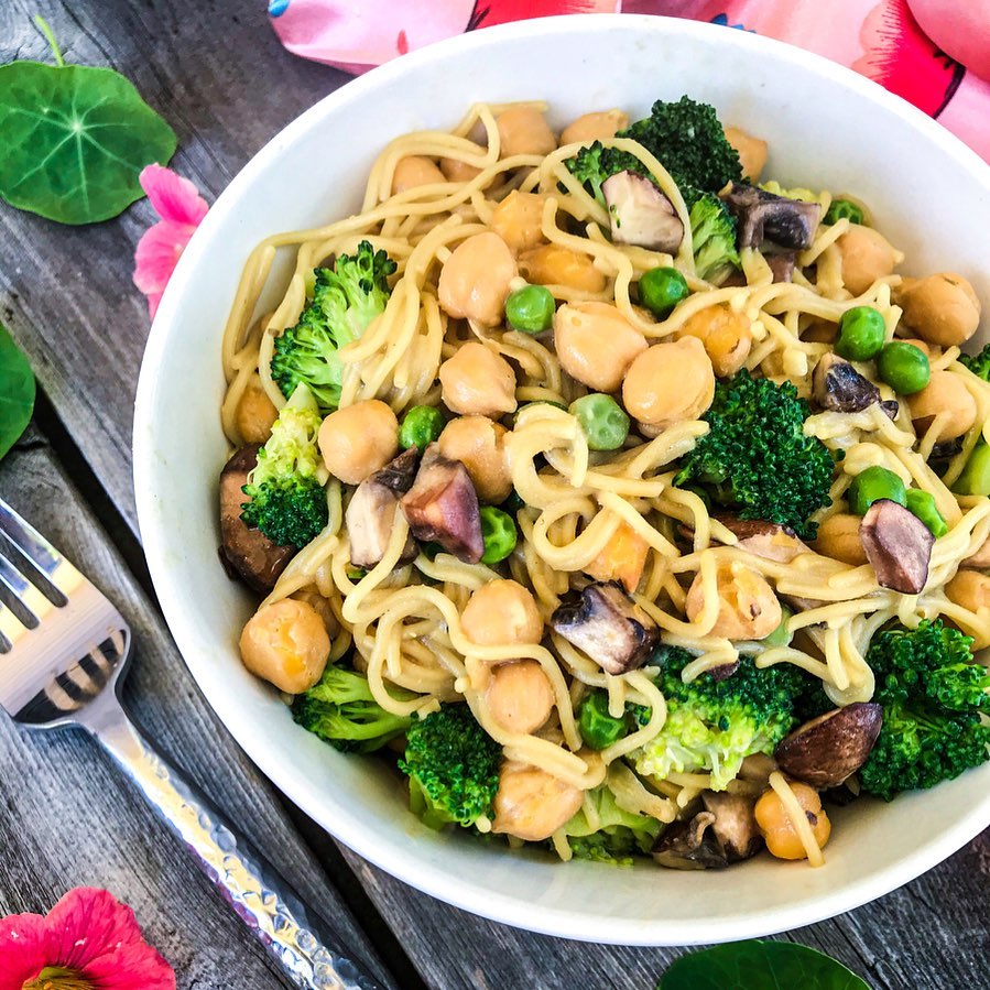 Quick Vegan Chickpea Ramen