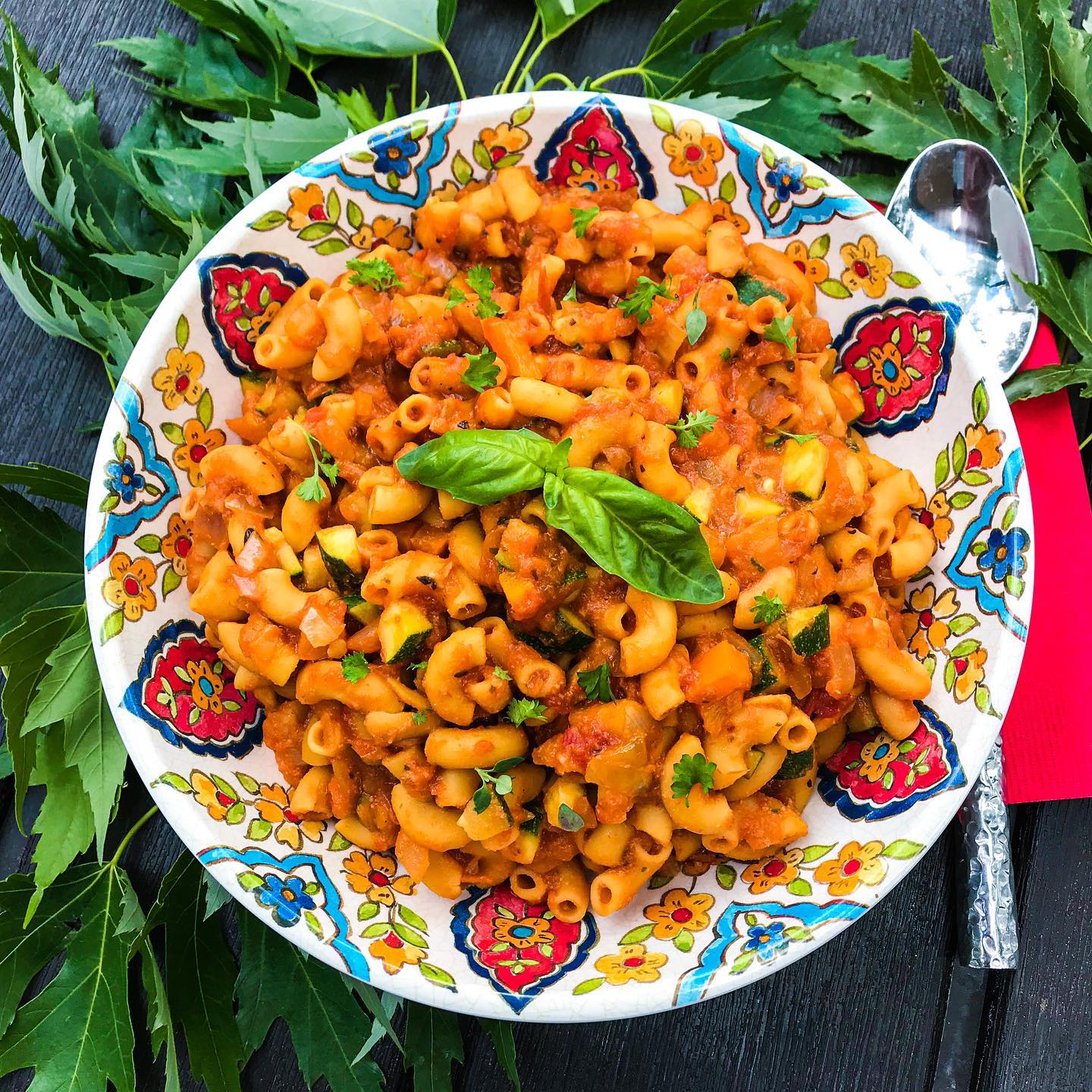 Quick and Delicious Chickpea Pasta with Zesty Veggie Sauce
