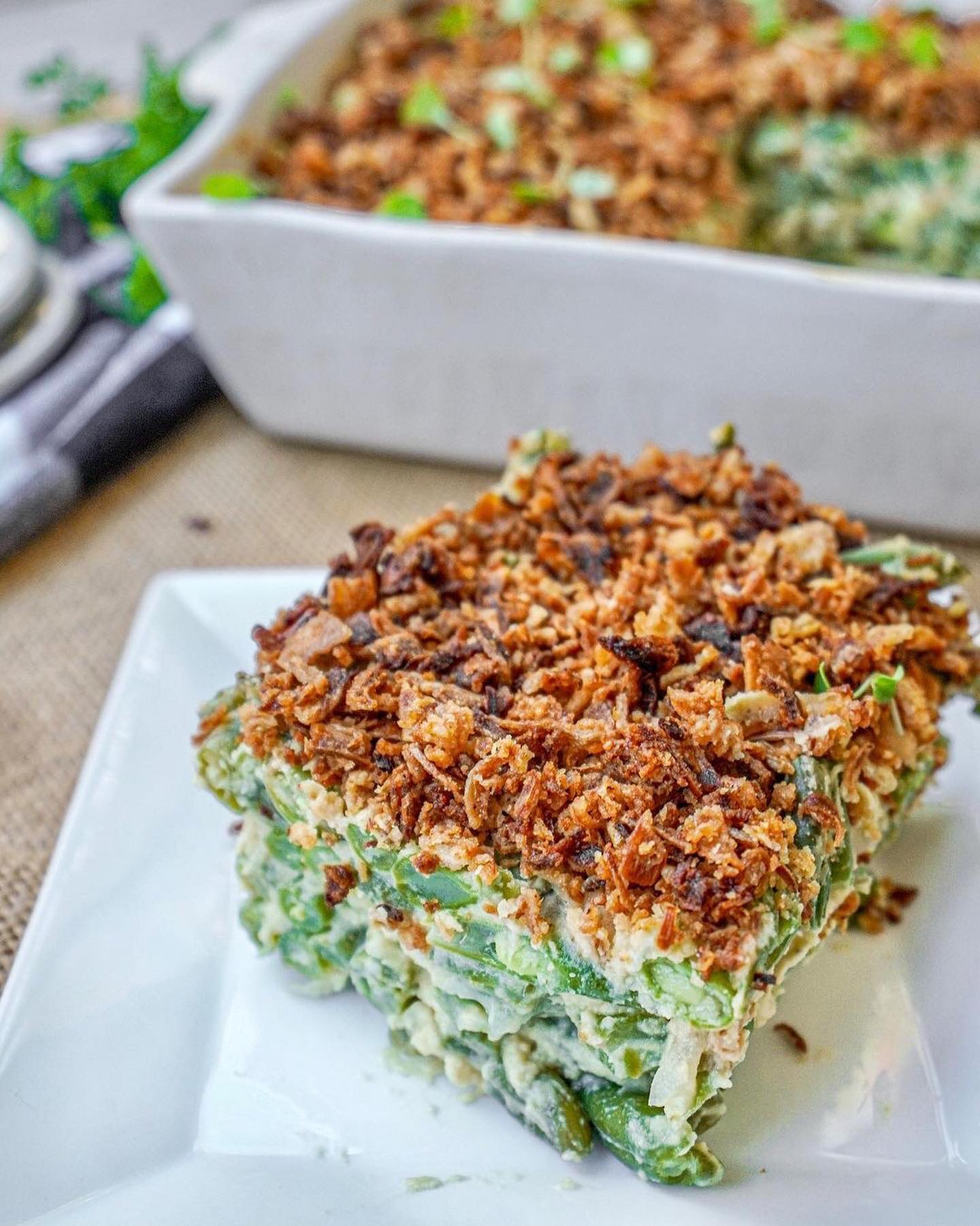 Truffle Green Bean Casserole