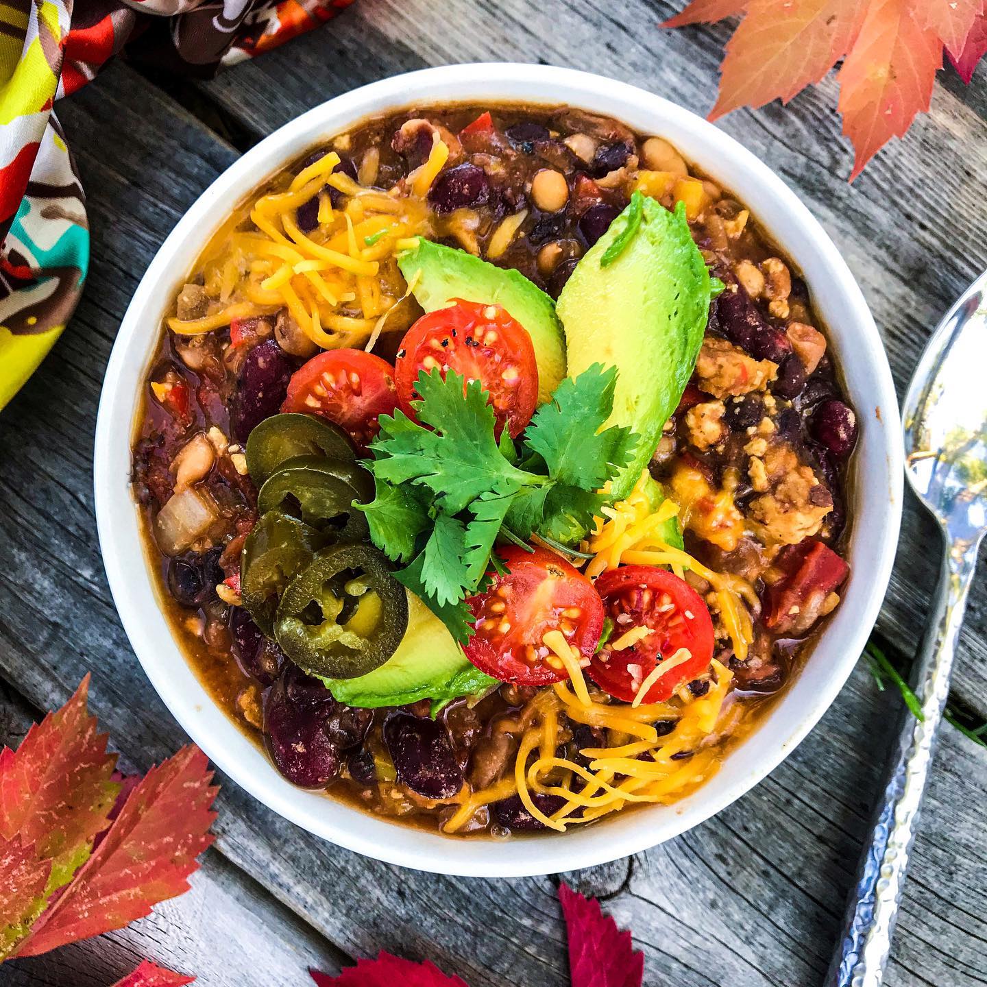 Autumn Meaty Vegan Chili
