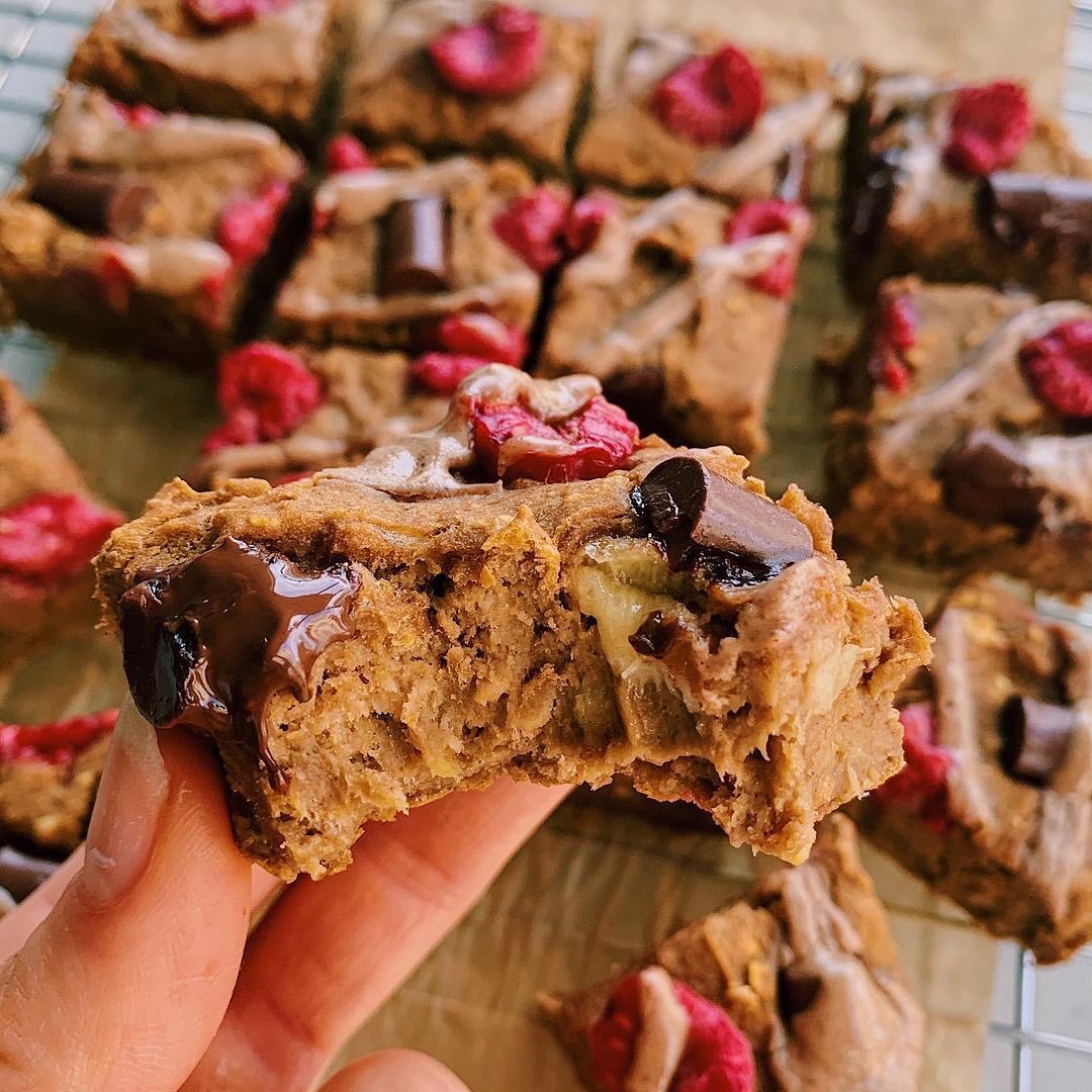 Pb and J Pumpkin Protein Breakfast Blondies