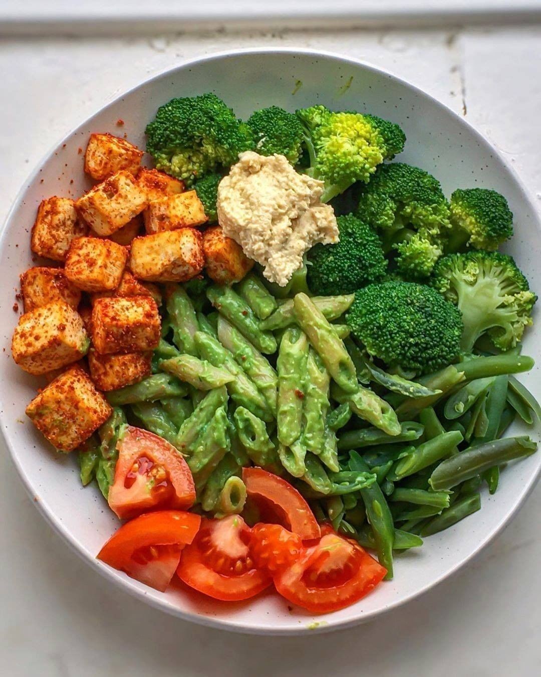 Vegan Leftover Bowl Assembly