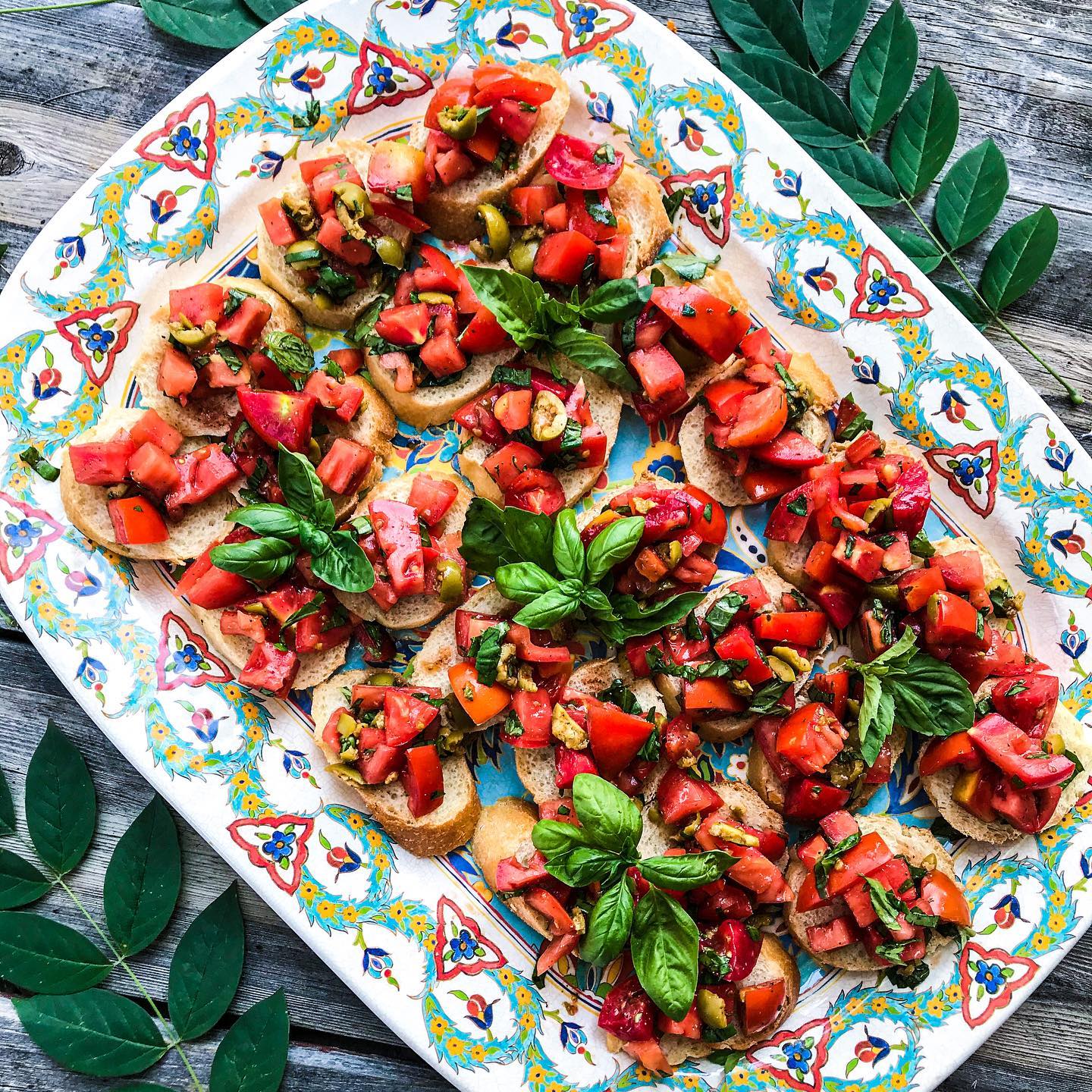 Tomato and Olive Bruschetta