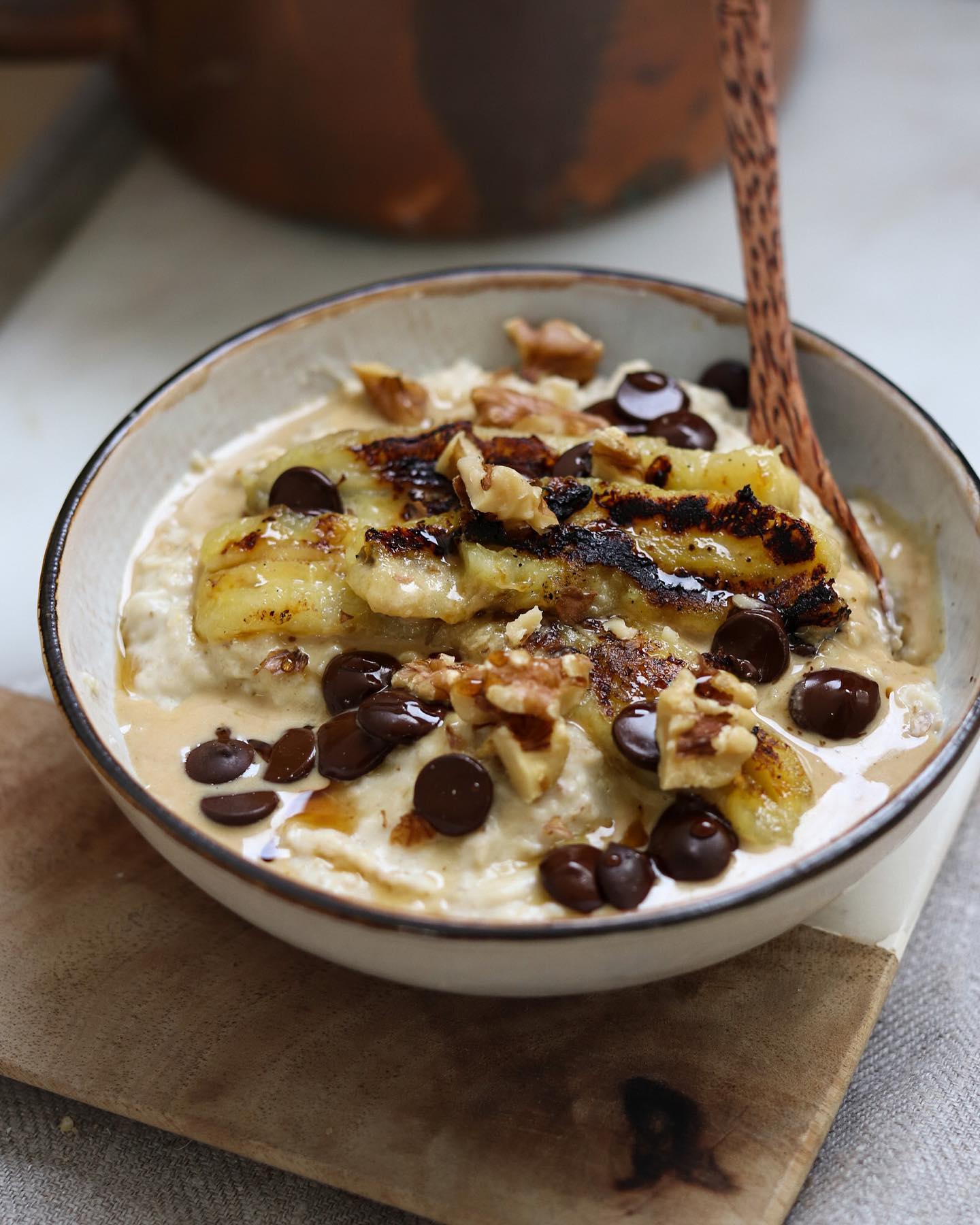 Creamy Tahini Oat Porridge