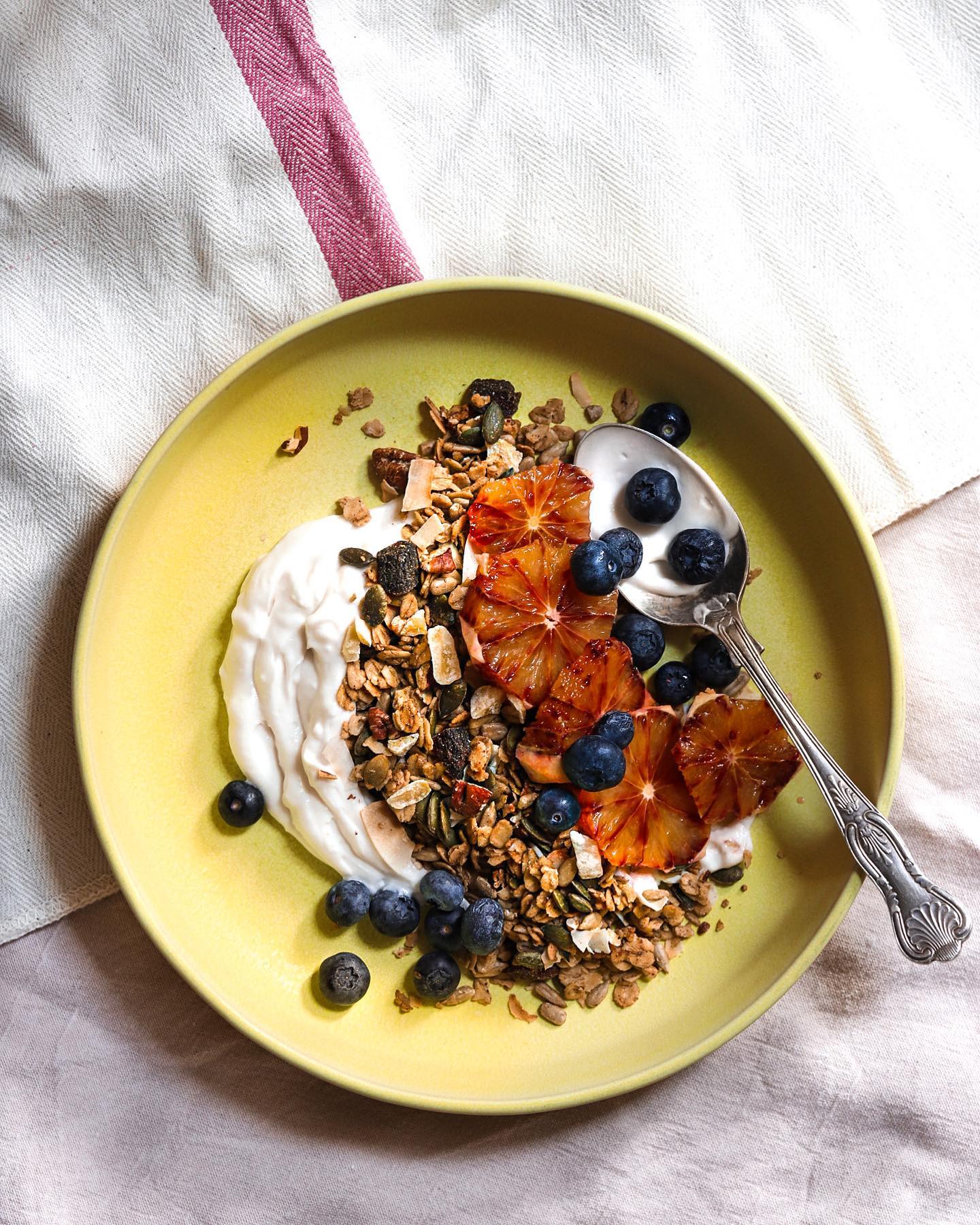 Coconut Yogurt Breakfast Bowl with Fruits