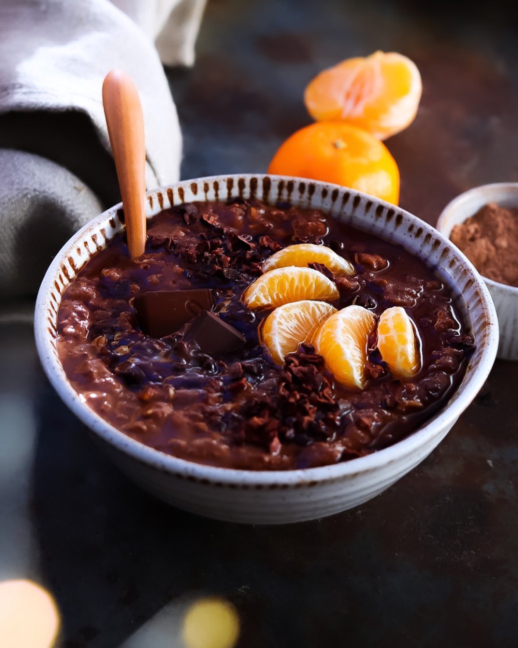 Chocolate Orange and Cardamom Porridge