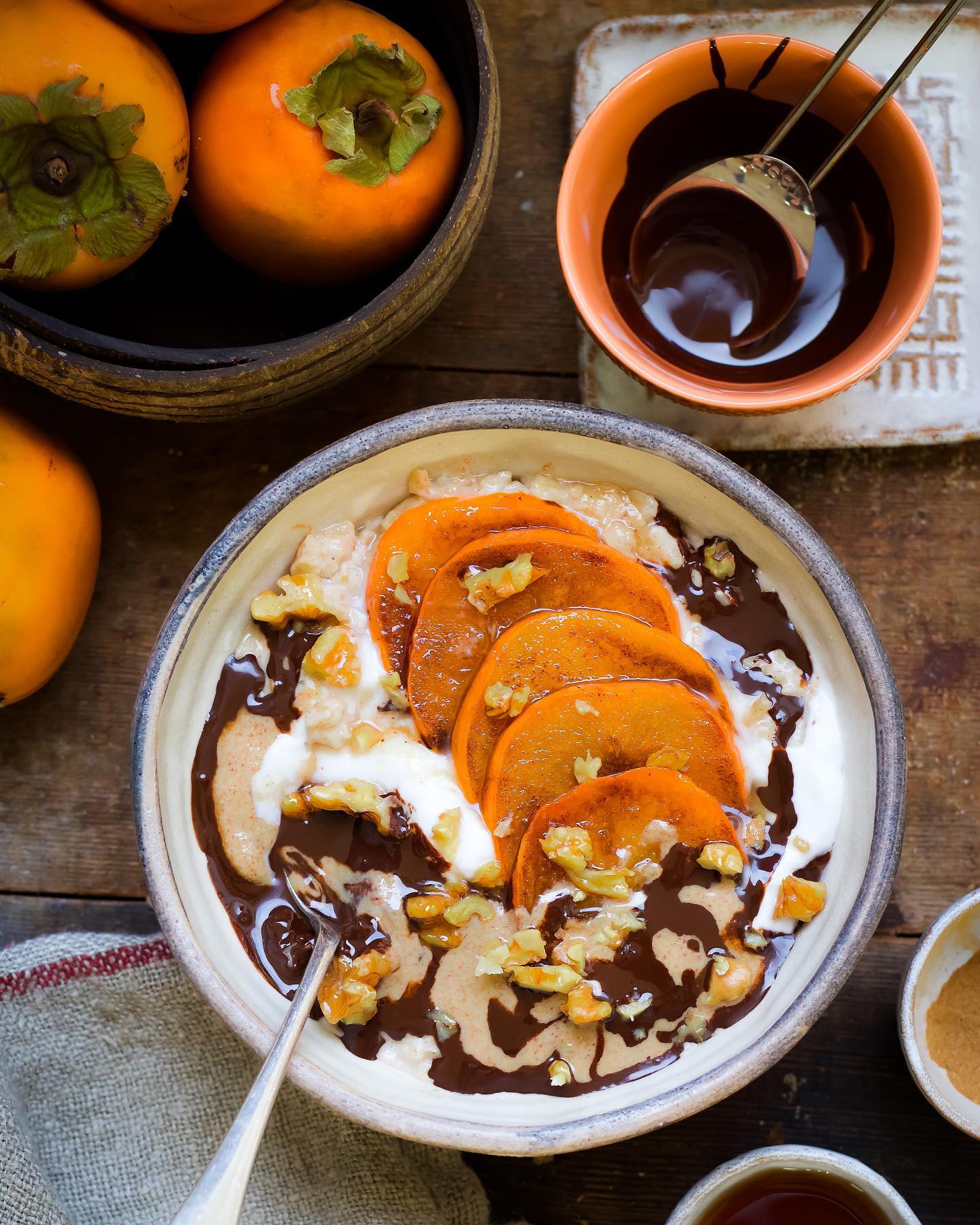 Persimon and Maple Breakfast Porridge
