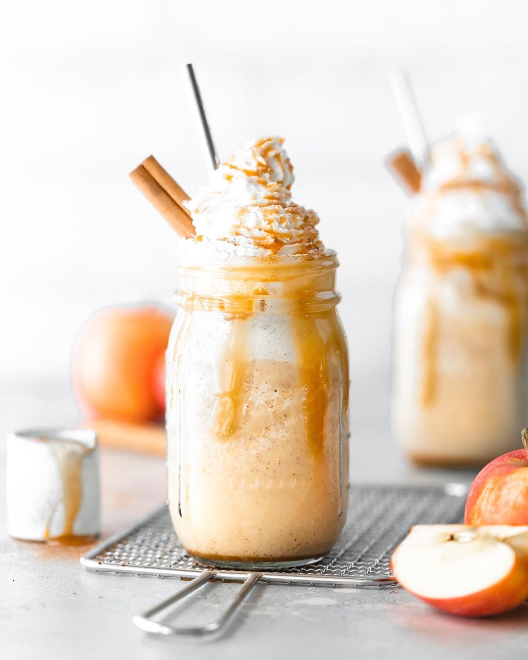 Vegan Apple Pie Frappe Beverage