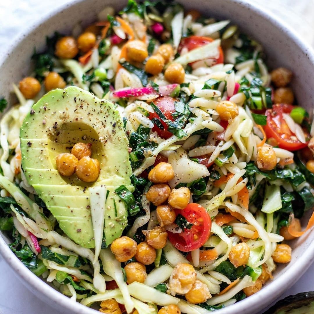 Winter Orzo Pasta Salad