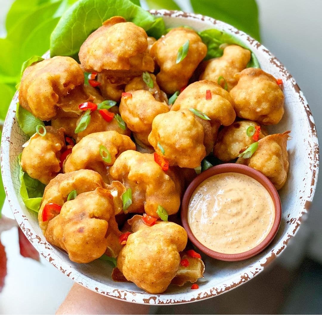 Crispy Chipotle Cauliflower Bites