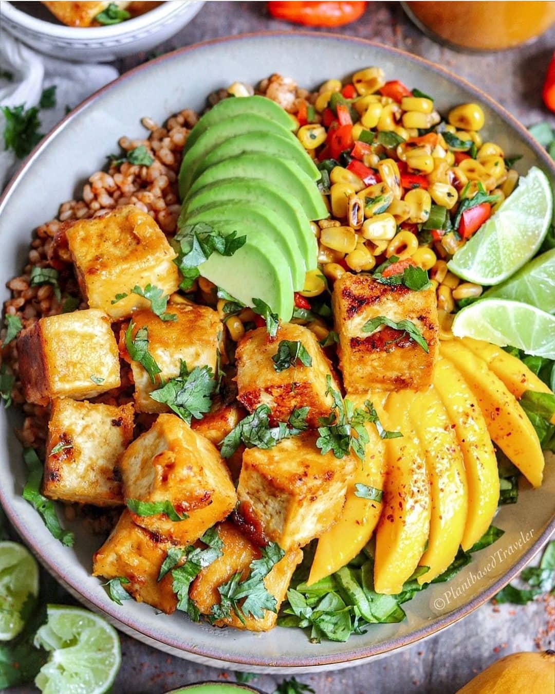 Mango Habanero Tofu Stir-Fry