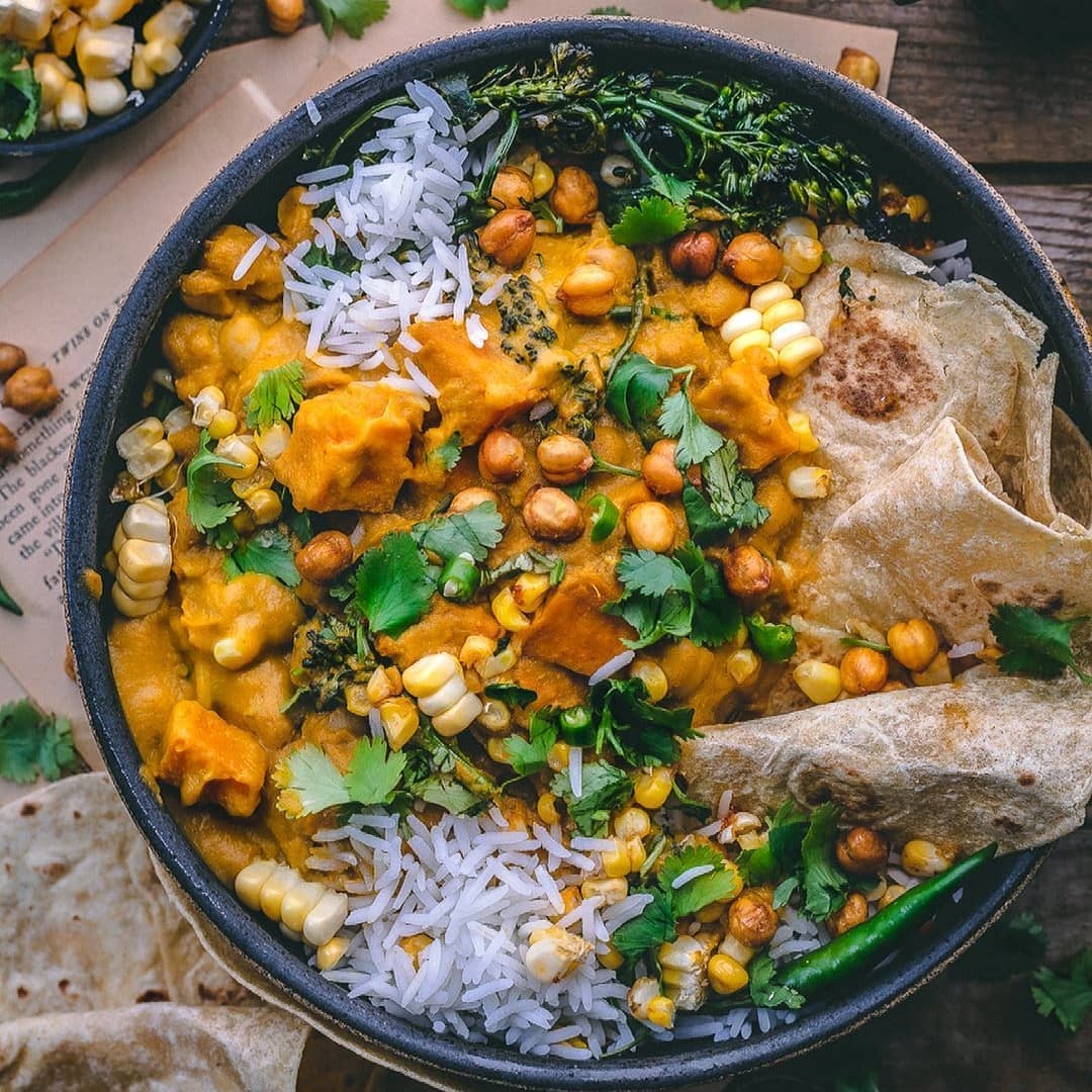 Delicious Vegan Pumpkin Vegetable Curry
