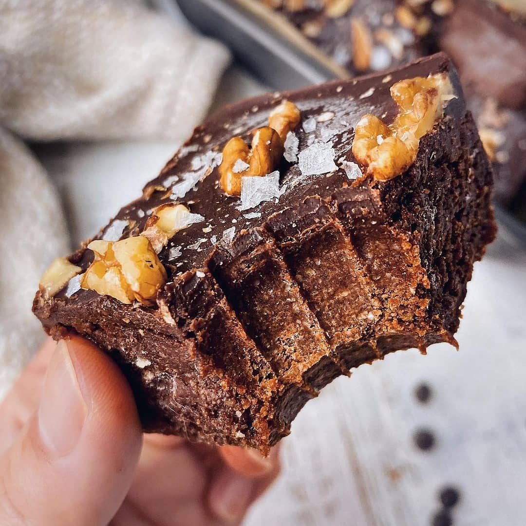 No-Bake Fudgy Brownies with Ganache