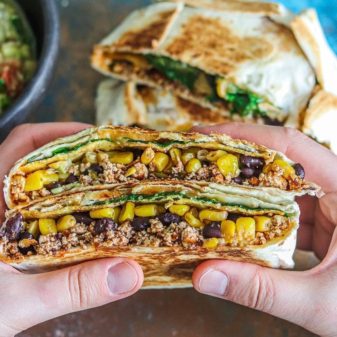 Crunch Supreme Wraps with Tofu and Veggies