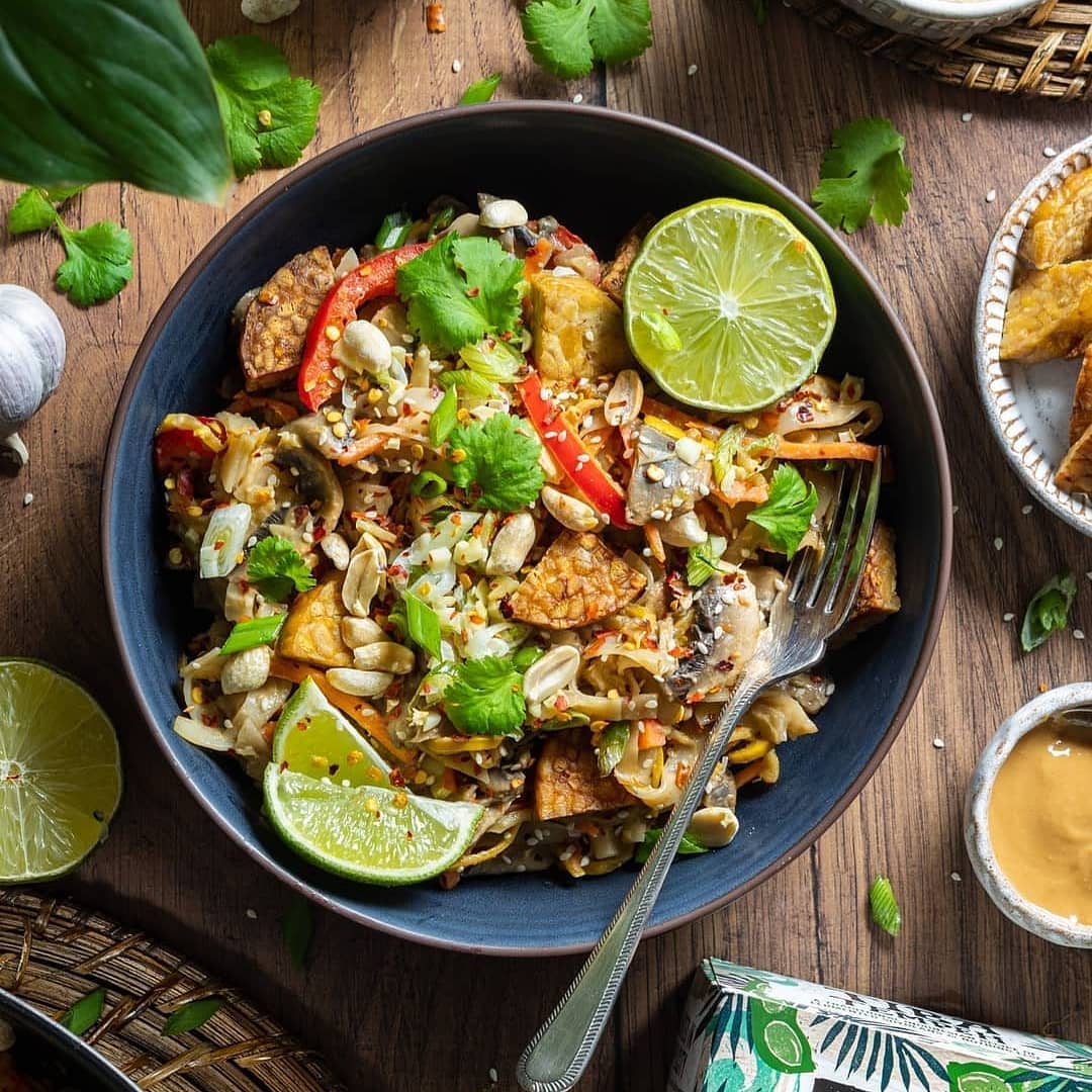 Vegan Tempeh Pad Thai