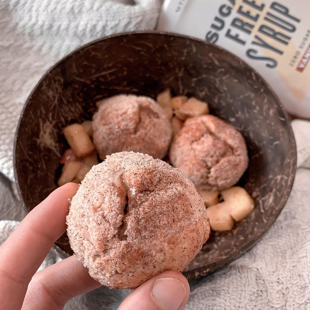 Apple Pie Protein Pretzel Bites