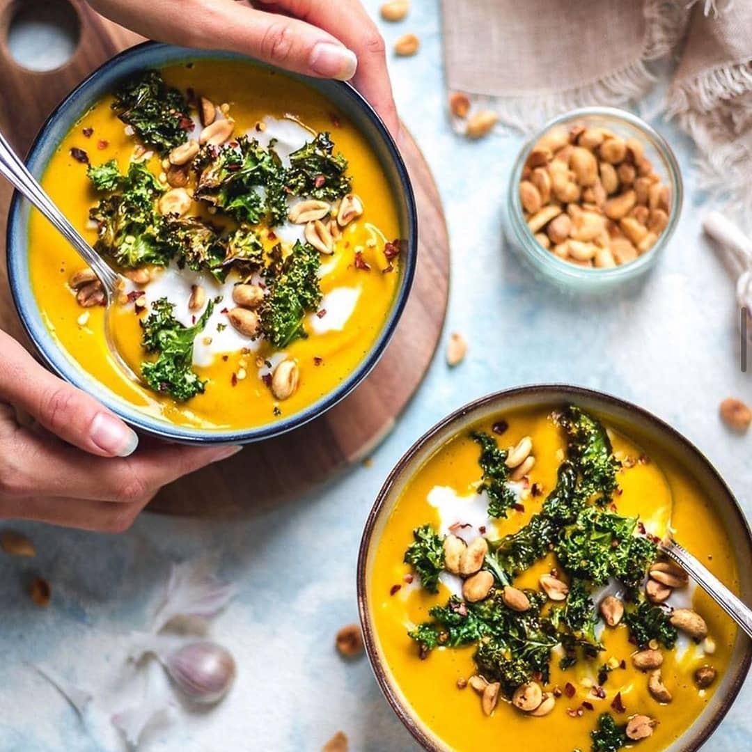 Butternut Squash and Sweet Potato Soup