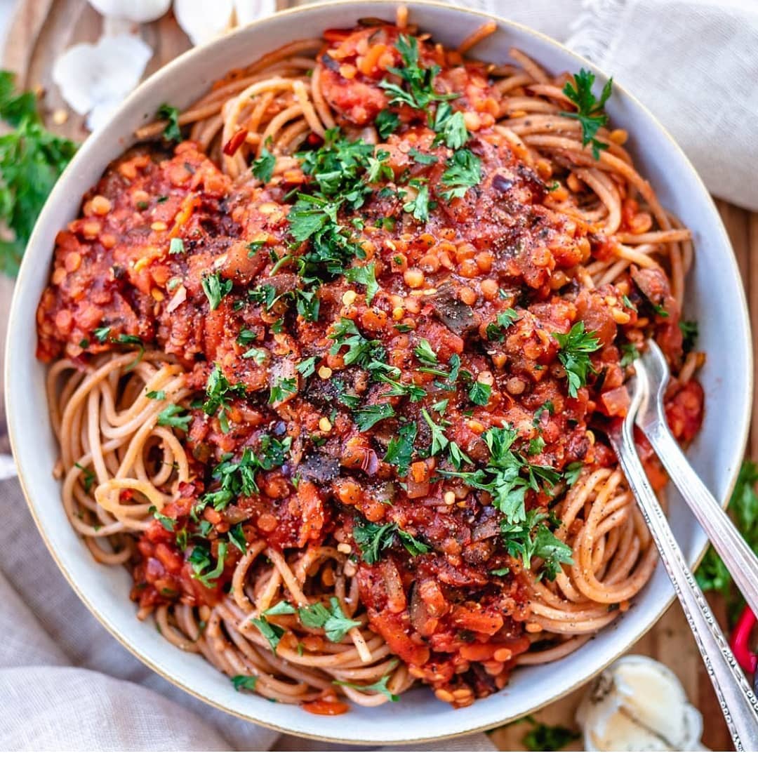 Easy Lentil Bolognese