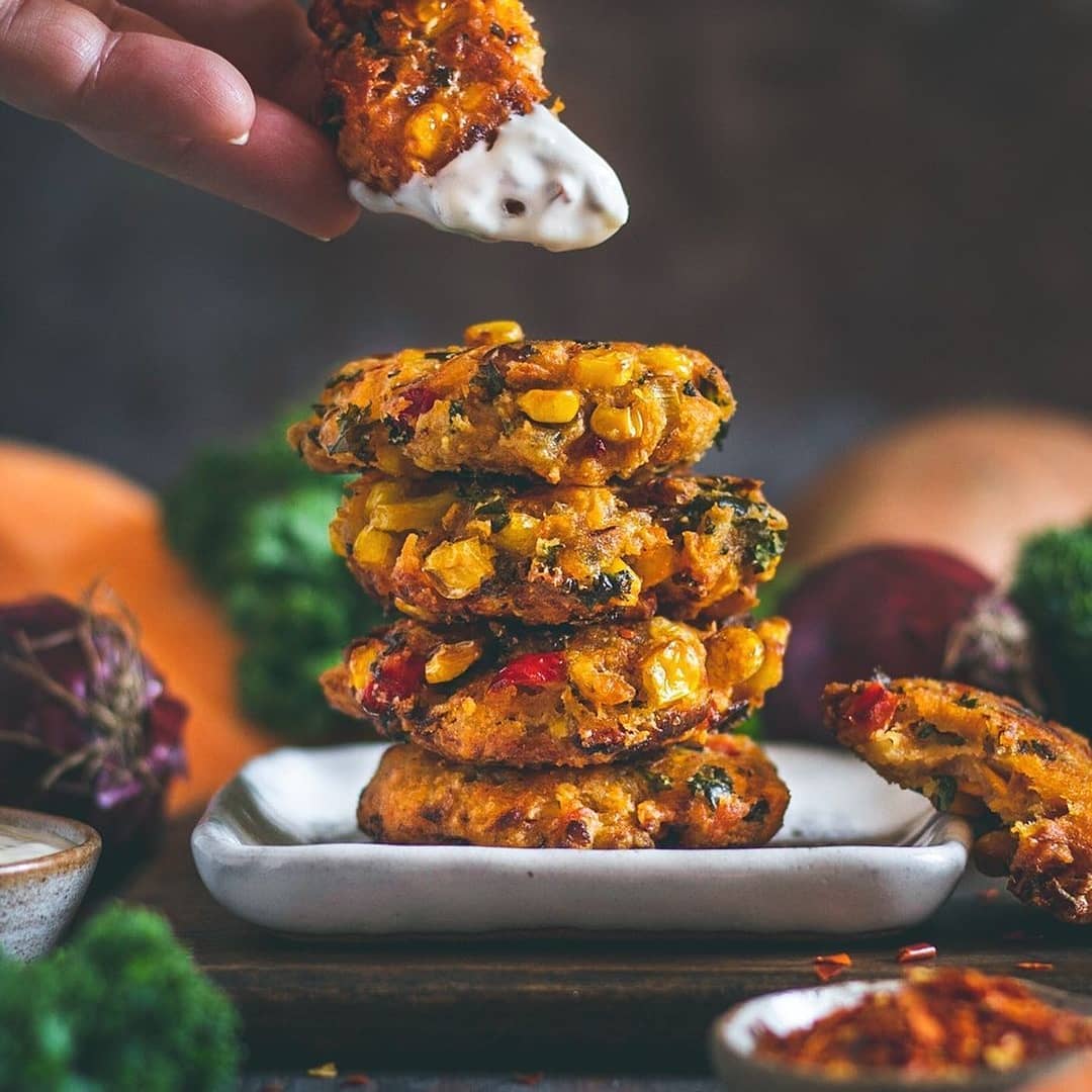 Sweet Potato Vegetable Fritters