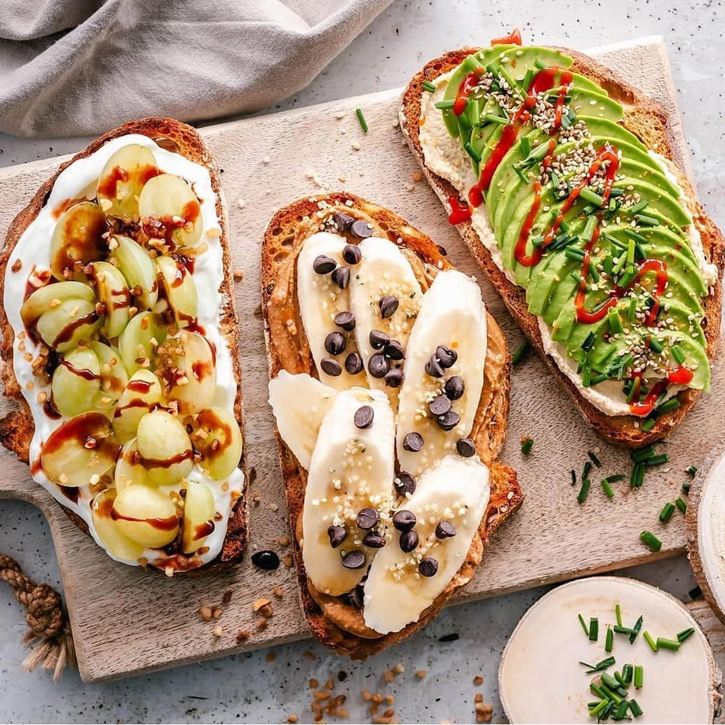 Vegan Topped Toast Variations