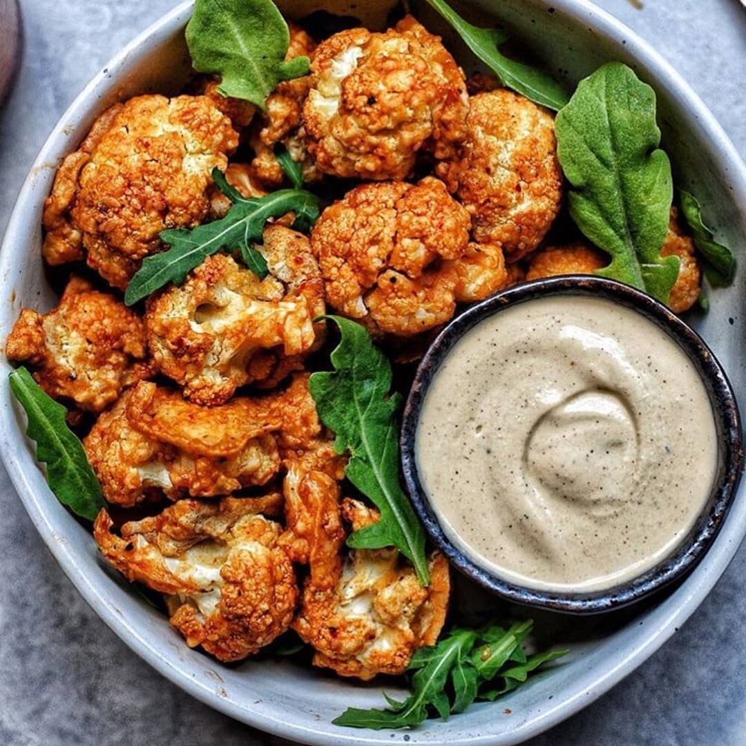 Vegan Baked Cauliflower Wings