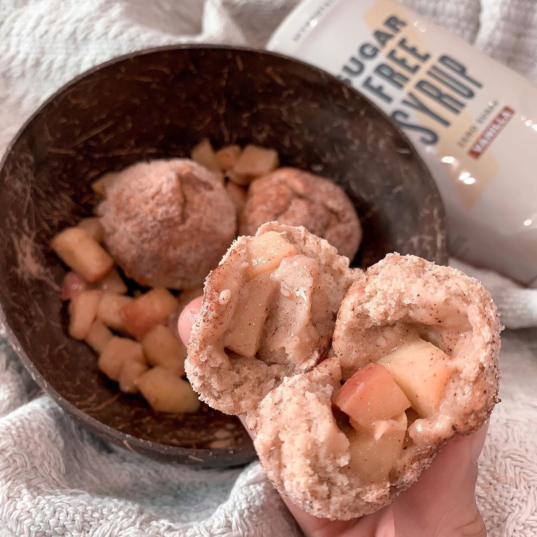 Apple Pie Protein Pretzel Bites