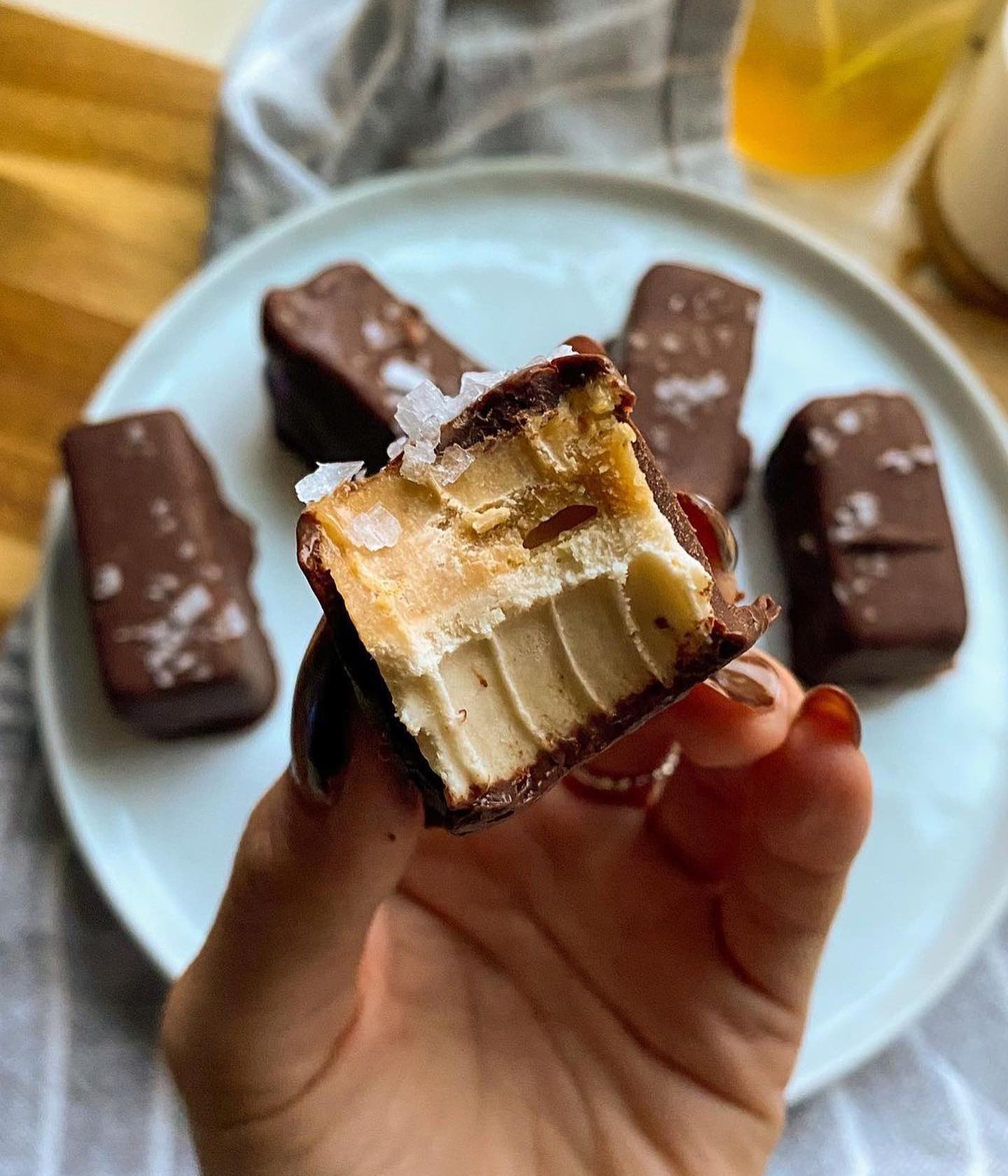 Cashew Caramel Nougat Bars