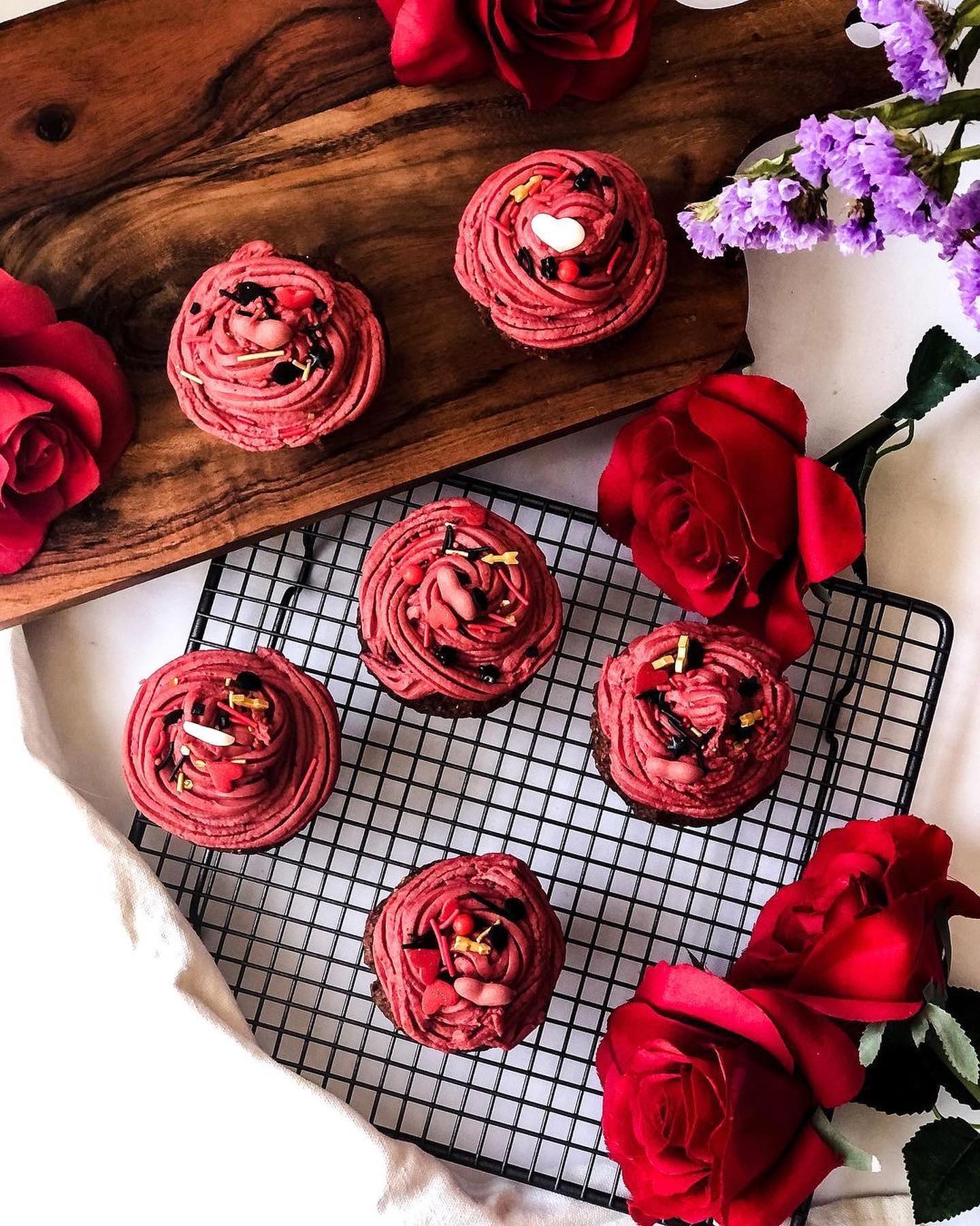 Delectable Red Velvet Cupcakes