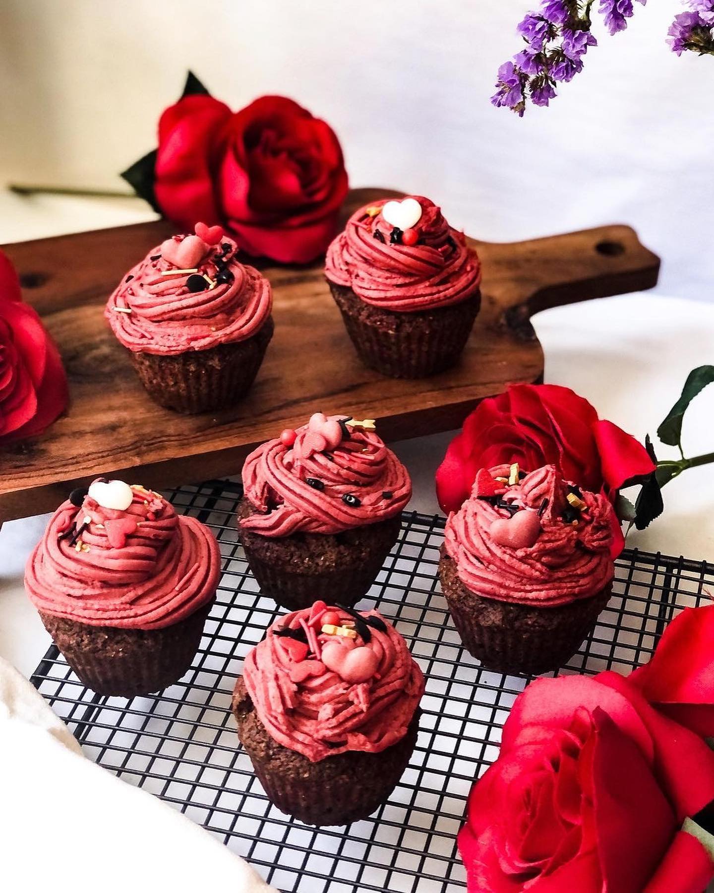 Delectable Red Velvet Cupcakes