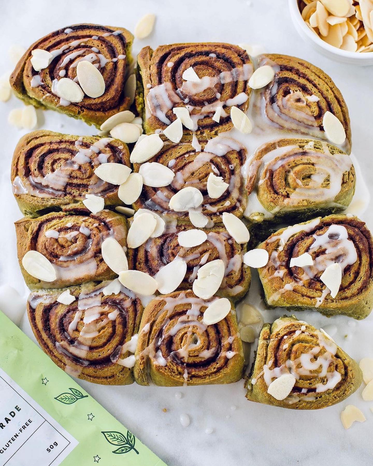 Matcha Cinnamon Rolls