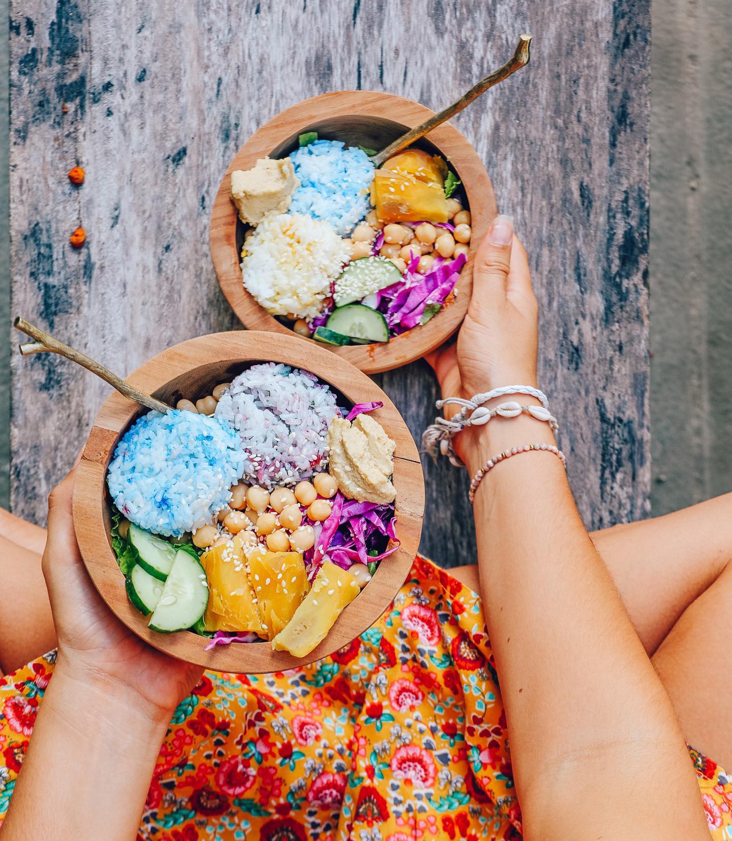 Colorful Mermaid Buddha Bowl