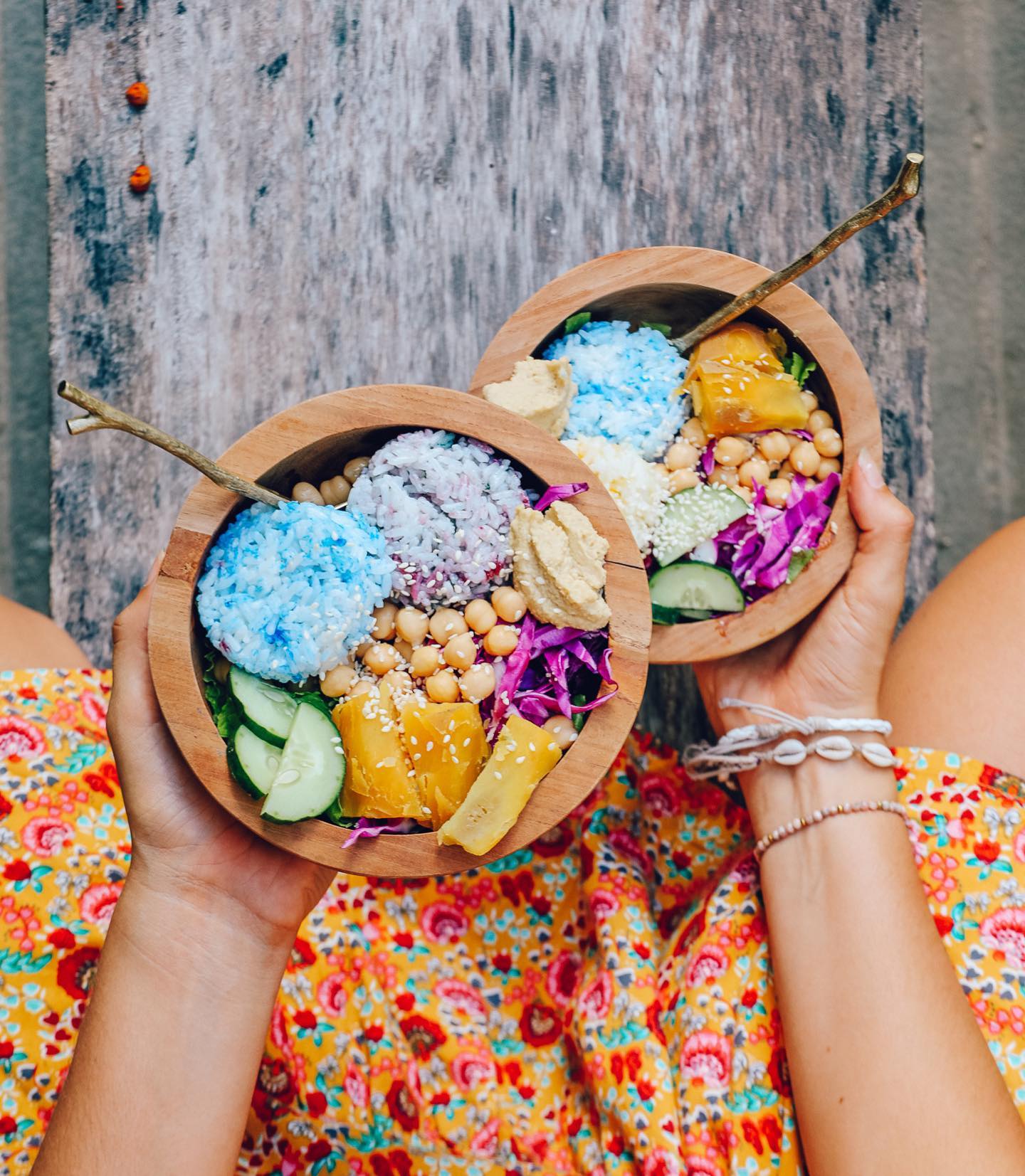 Colorful Mermaid Buddha Bowl