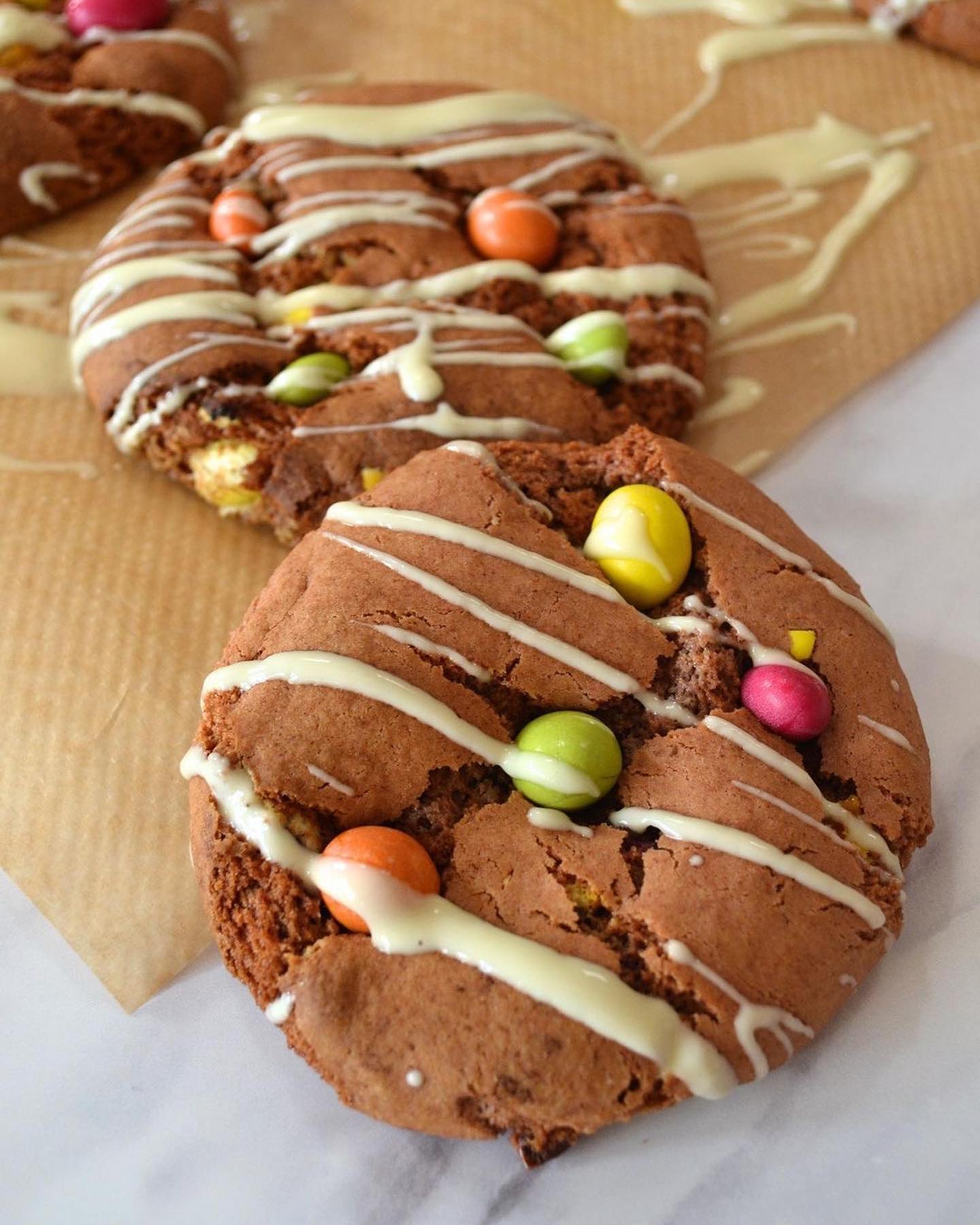 Peanut "M&m" Cookies with Unicorn Superfoods Antioxidant Blend