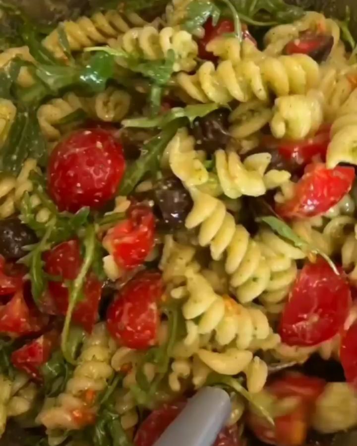 Vegan Pesto Pasta Salad