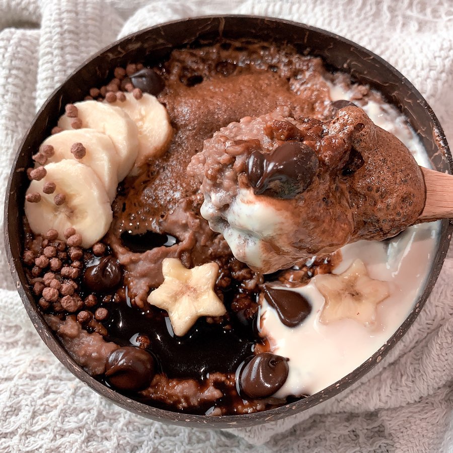 Whipped Chocolate Coffee Oats