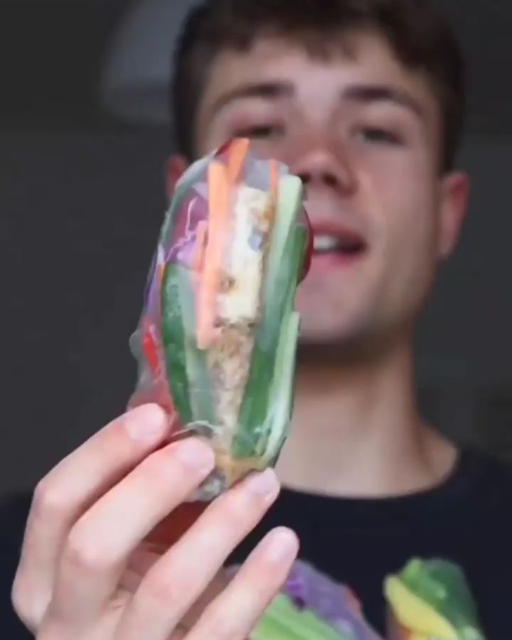 Vegan Summer Rolls with Peanut Sauce