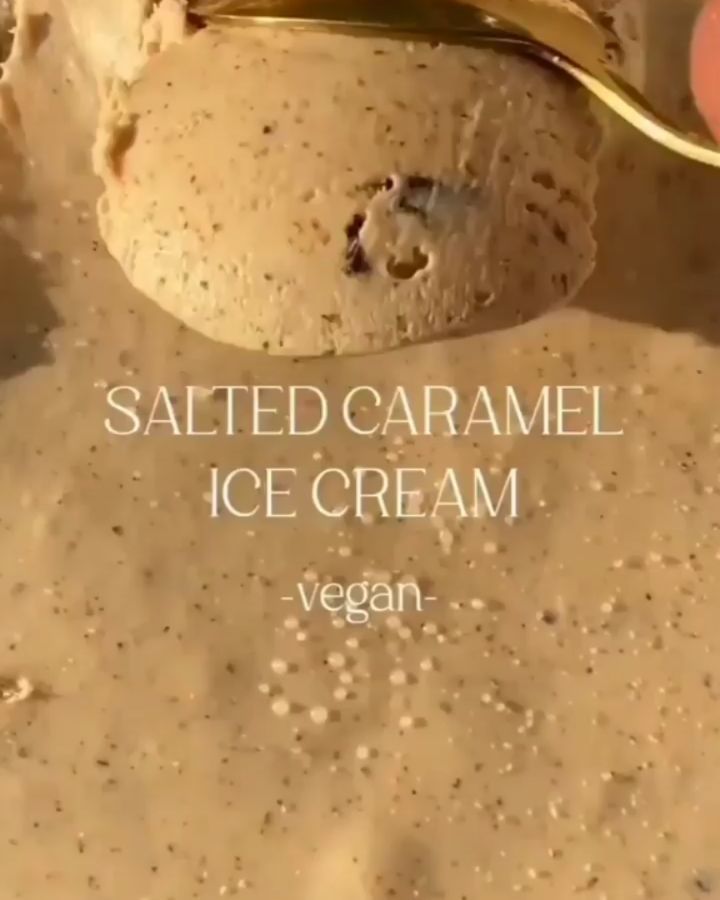 Vegan Salted Caramel Ice Cream