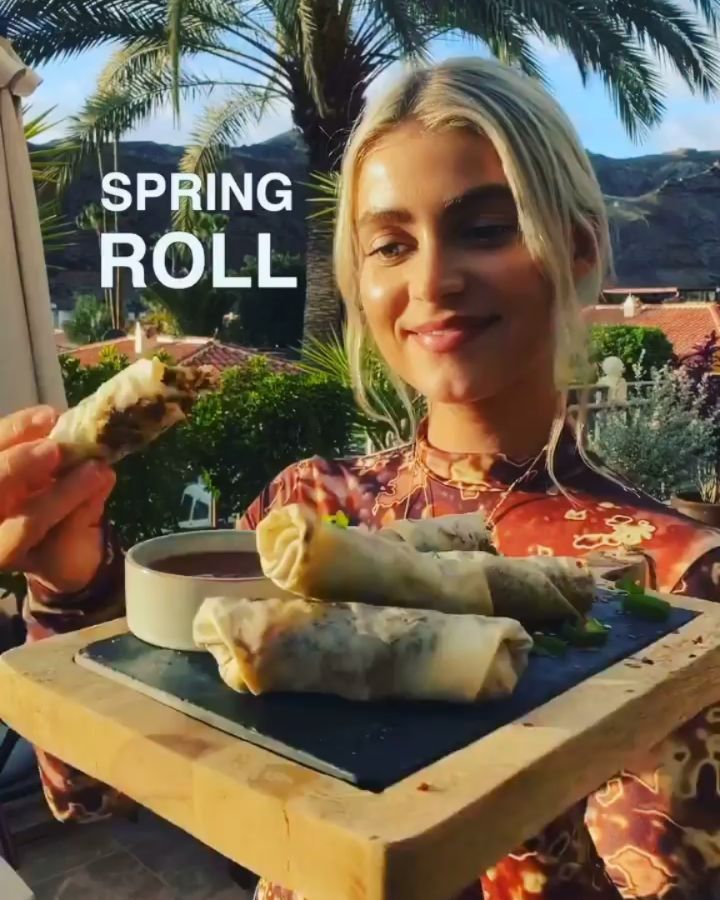 Easy Baked Spring Rolls