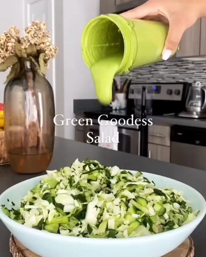Vegan Green Goddess Salad